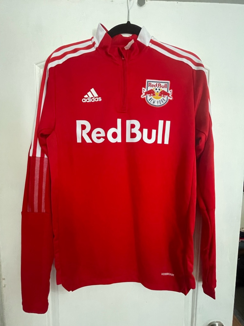 Adidas Red Bull New York Red Training Pullover size Small